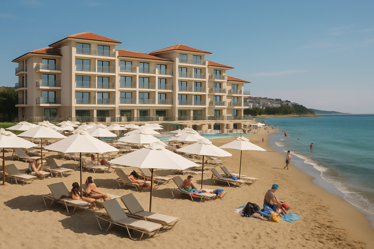 Neues 4-Sterne-Strandresort in Sveti Vlas: Sandy Bay Beach Resort eröffnet an Bulgariens Schwarzmeerküste